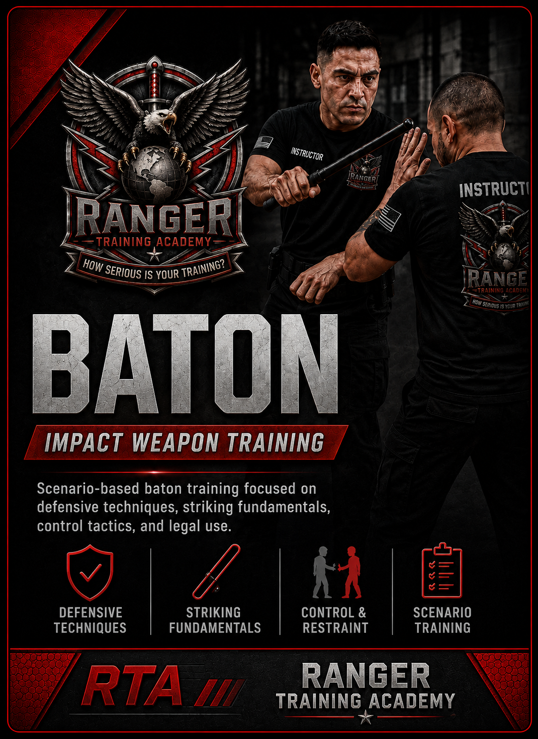 Ranger Training Academy Baton course